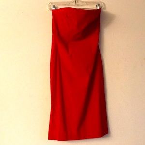Express Stretch Sleeveless Bodycon Red Dress